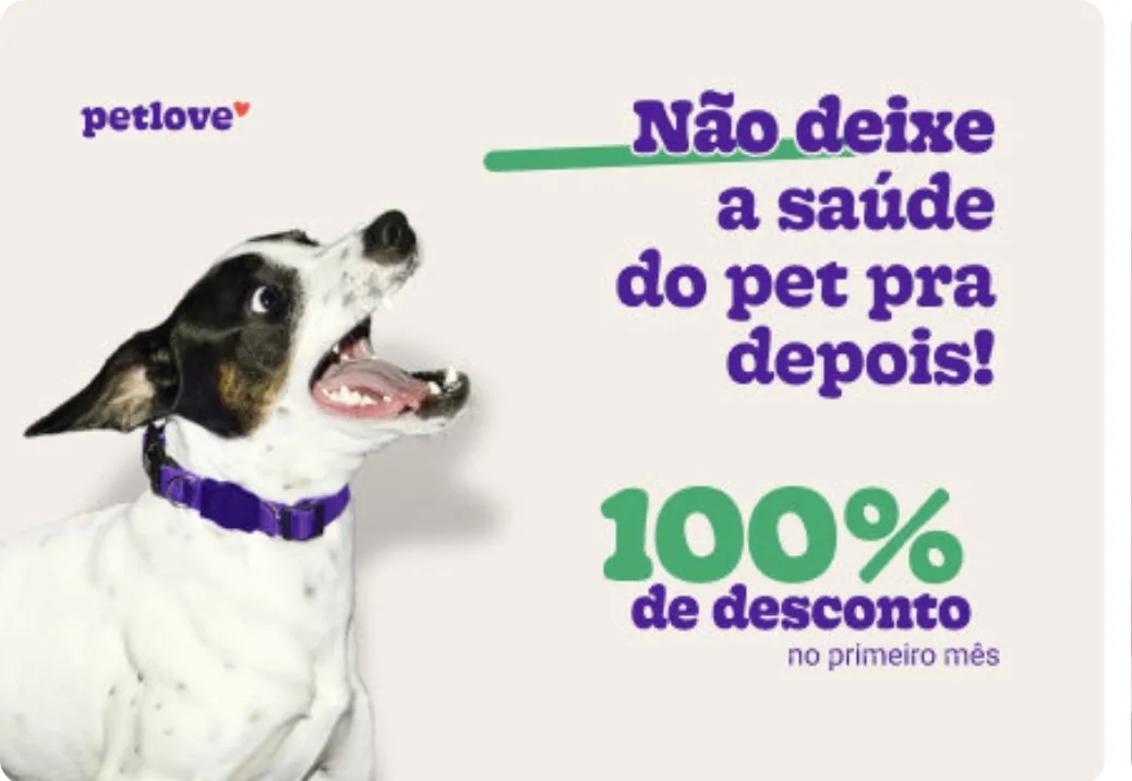 [Mastercard]Petlove - Primeira Mensalidade Gratuita